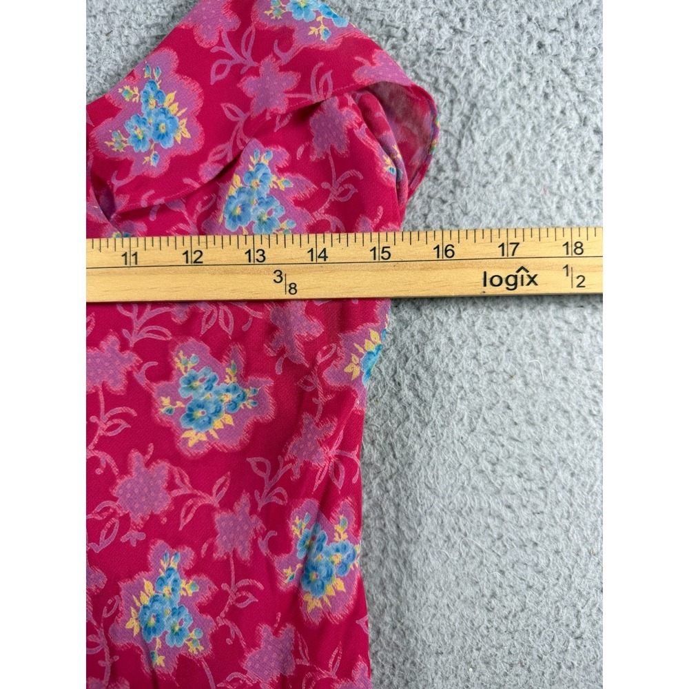 Vintage Y2K Made in USA Betsey Johnson New York Floral Slip Dress Womens Medium - Picture 2 of 9